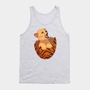 Baby tiger in the egg, I’m born, baby shower Tank Top